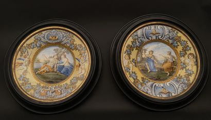 null In the taste of URBINO

Pair of polychrome earthenware dishes decorated with...