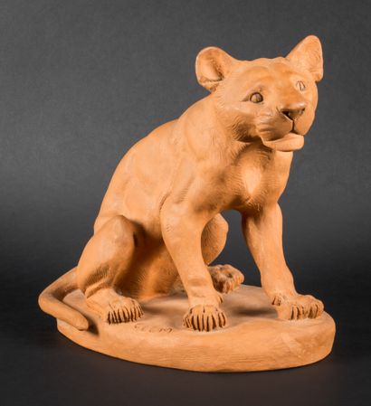 null CLEM (XXth)

Lion cub

Terracotta subject signed

H : 29 - L : 33 cm