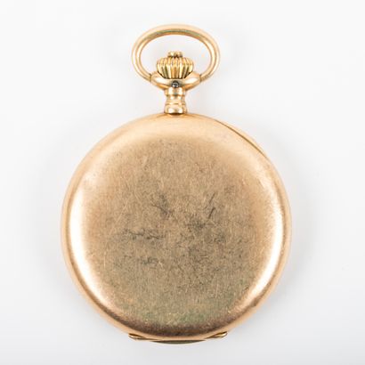 null 
 Pocket watch, gold case, Cypher "C.R.".




Gross weight: 82.3 g-without guarantee...