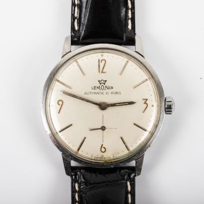  LEMANIA 
Men's watch, 35 mm steel case,...