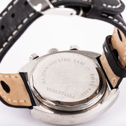 null 
WALTHAM - Chronograph




Men's watch, ellipsoidal case 41mm steel, mechanical...