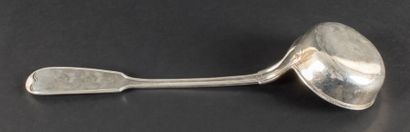 null Ladle in silver, model with nets.

Minerve mark - M.O : Schwartz

P : 300g