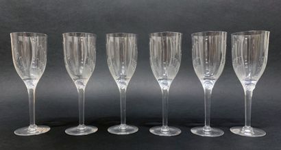 null LALIQUE FRANCE - modèle "l'Ange au sourire de Reims"

Suite de six verres en...