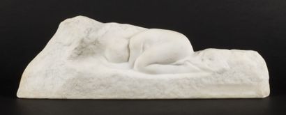 null Amedeo GENNARELLI (1881-1943)

Kneeling young woman

Low relief in Carrara marble,...