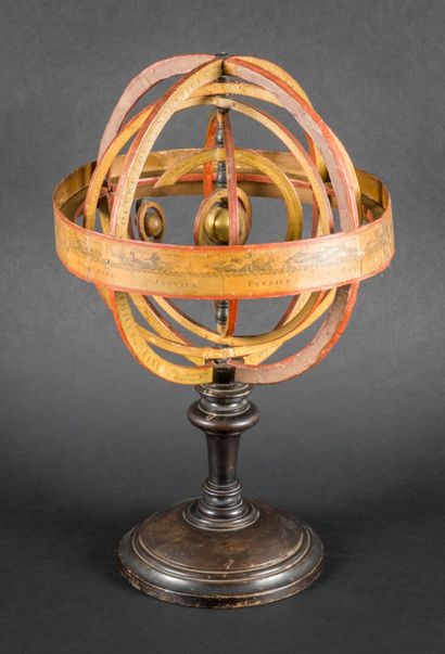 Copernican armillary sphere in cardboard...