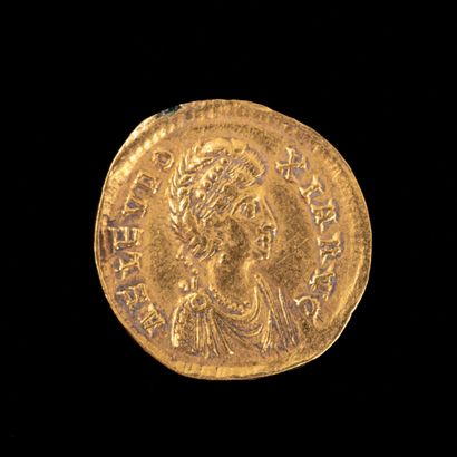 null EUDOXIA Woman Arcadius, Triens gold 

R/ Cross in a crown 

Weight: 1.40 g -...