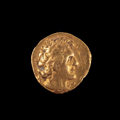 null EGYPT, Ptolemy I, Soter, 

1/2 statere of gold 

R] Eagle on a thunderbolt 

Weight:...