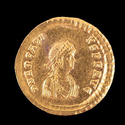 null ARCADIUS - Solidus or

R/ Constantinople assise 

Poids: 4.30 g - Sup