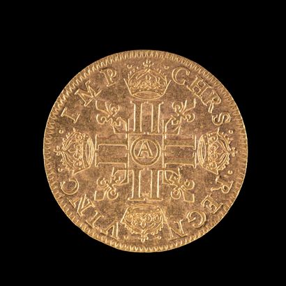 null LOUIS XIII 

Louis d'or à la mèche longue 

1641 In Paris 

Weight: 6.60 g -...