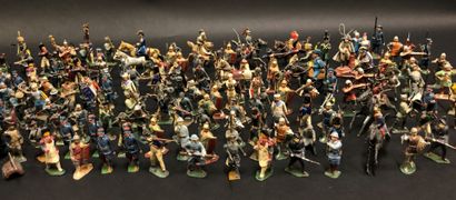 Importante collection de figures et soldats...