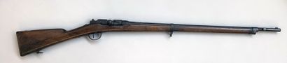 null 
Rifle Gras of infantry model 1874 transformed hunting (gauge 24). Unmarked,...