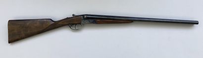 null Spanish juxtaposed rifle, Anson system. Caliber 12/70 with hammer ejector. Weapon...
