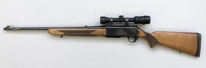 null Browning Bar semi-automatic rifle calibre 243W. Weapon number 32411M69. Fluorescent...