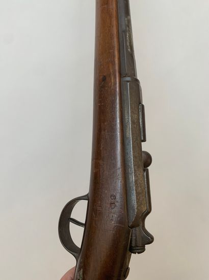 null 
Rifle Gras of infantry model 1874 transformed hunting (gauge 24). Unmarked,...