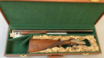 null Rifle juxtaposed Stephanois artisanal gauge 12/70 with extractor, manufacture...