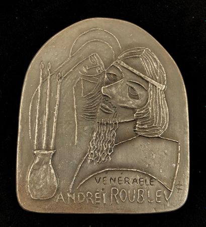 null Jacques CHAPIRO (1887 - 1972)

Venerable Andrei Roublev / the Trinity

Silver...