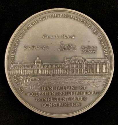 null Daniel FLOURAT (1928 - 1968)

Elevation of the Tuileries

Silver medal dated...