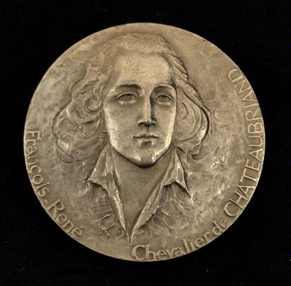 null Madeleine MOCQUOT (1910 - 1991)

Chateaubriand

Silver medal dated 1966

Weight...