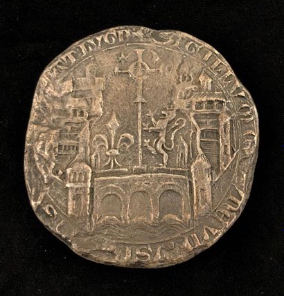 null Second great seal of the city of Lyon

Silver medal dated 1969 and numbered...