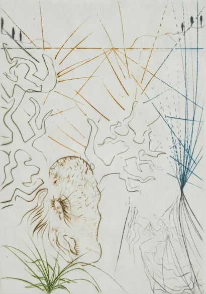 null Salvador DALI (1904-1989) :
Don Quichotte l
Suite de 15 sérigraphies sur papier...