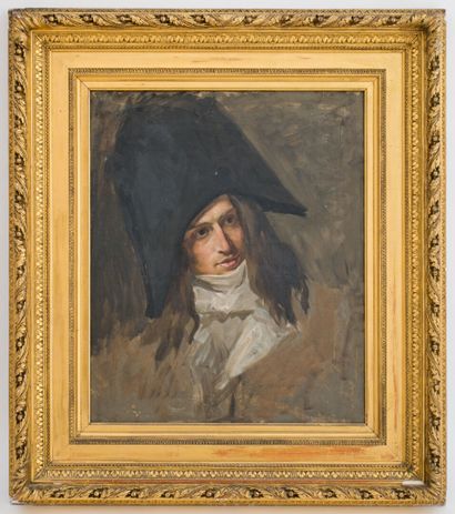 null FRENCH SCHOOL 19th century
Portrait of a marvelous person
Oil on canvas
56 x...