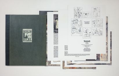 null Enki BILAL (born 1951)
Die mauer Berlin. Futuropolis 1982.
Portfolio in 4 containing...