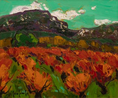 Georges COULOMB (1947-2022)
Vignes rouges...