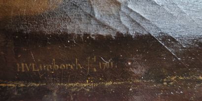 null Hendrik VAN LIMBORCH (1681-1759)
Mythological scene
Oil on panel signed and...