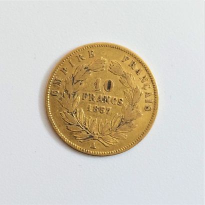 Pièce de 10 Francs or, 1857 A

Rayures d...