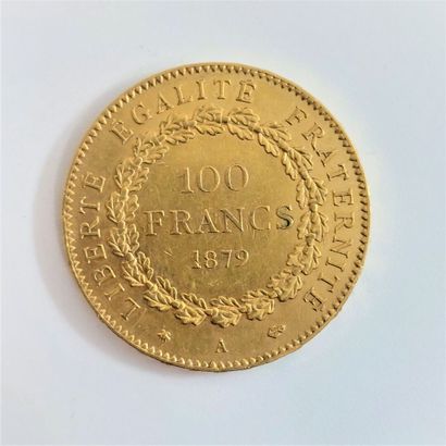 null Une pièce de 100 Francs or, 1879 A

Rayures d'usage