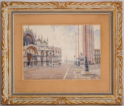 null Carlo CHERUBINI (1897-1978)

Venice, Saint Mark's Square

Watercolor signed...