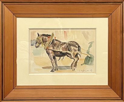 null Georges Prévéraud DE SONNEVILLE (1889-1978)

Horse on the Port

Watercolor signed...