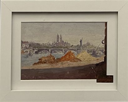 null Enrique ATALAYA (1851-1914)

View of Paris from the quays

Oil on panel signed...