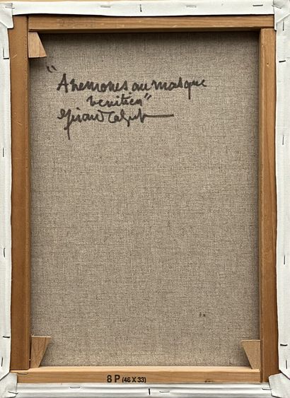 null Gérard CALVET (1926-2017)

Anémones au masque vénitien

Huile sur toile signée...