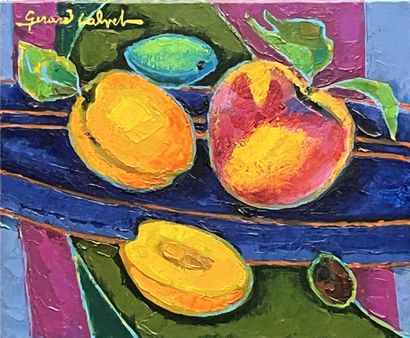 null Gérard CALVET (1926-2017)

Peach and apricot

Oil on canvas, signed in the upper...