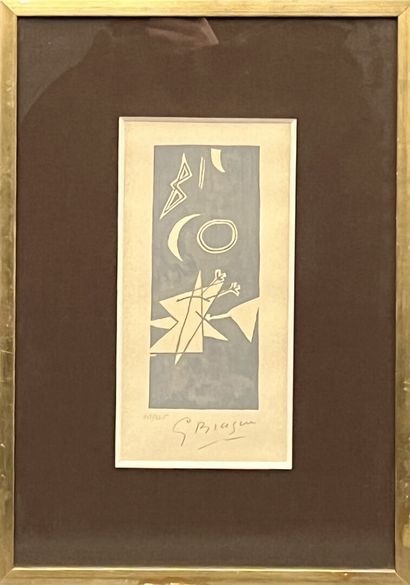 null After Georges BRACQUE

Grey sky, II

Lithograph n° 108/275

22,5 x 9,5 cm.