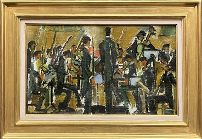 null Germain BONEL (1913-2002)

The Orchestra

Oil on canvas signed upper left and...