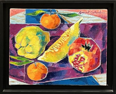 null Gérard CALVET (1926-2017)

Autumn fruits

Oil on canvas, signed in the upper...