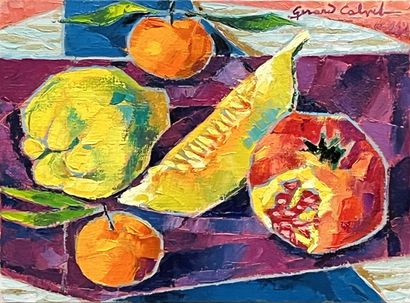 null Gérard CALVET (1926-2017)

Autumn fruits

Oil on canvas, signed in the upper...
