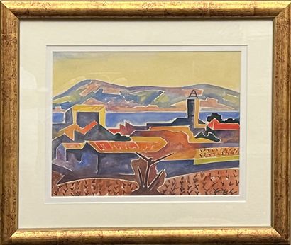 null Gabriel COUDERC (1905-1994)

Frontignan

Watercolor signed lower right and dated...