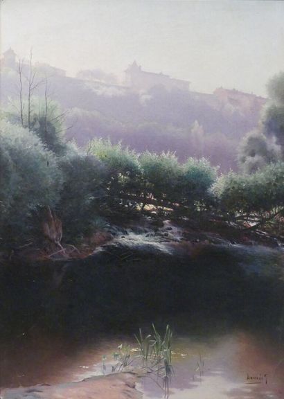 null Emile Désiré DAIMEE (1867-1956)

Landscape with a brook

Oil on canvas signed...