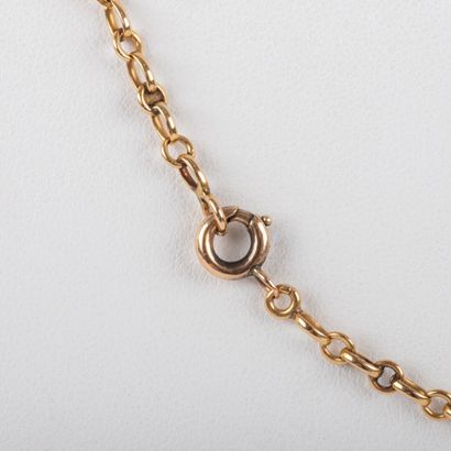 null Necklace, filigree mesh in 18 K gold 
Weight: 11.1 g - L: 53.5 cm 