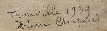 null Pierre CHAPUIS (1863-1942)
Trouville
Aquarelle signée en bas à droite
15 x 22,5...