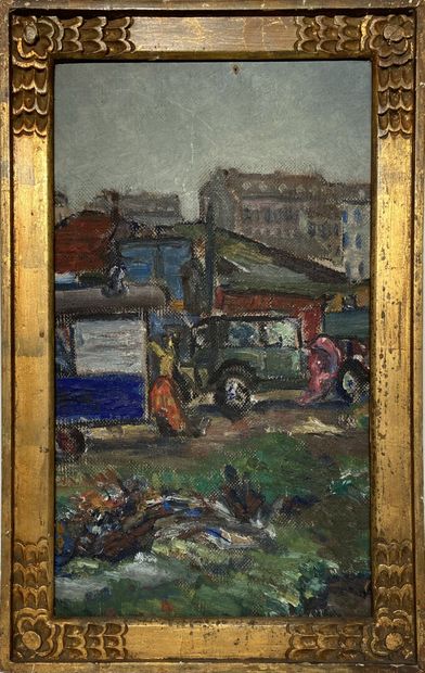 null 20th century french school
Urban landscape
Oil on canvas
45 x 26 cm