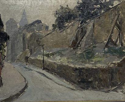 null Claude BILS (1883-1968)
Vines in Montmartre
Oil on cardboard signed lower right
33...