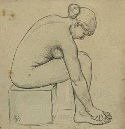 null Marcel GEMOND (1894-1961)
Female Nude
Drawing in graphite signed in the lower...