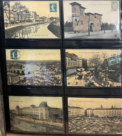 TOULOUSE - Five albums of old postcards (about...