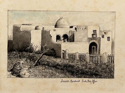 null ORIENTALIST SCHOOL, circa 1910
Sketchbook of Frederic WILLIAMS, Officer in North...