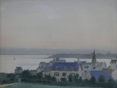 Charles BRUNEAU (?-1891)
Seaside in Brittany
Watercolor...