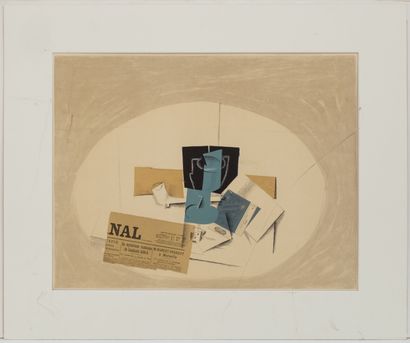 null After Georges BRAQUE
The tobacco pot
Lithograph, not signed and numbered 34/100
34,5...